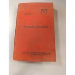 agenda vintage rouge...