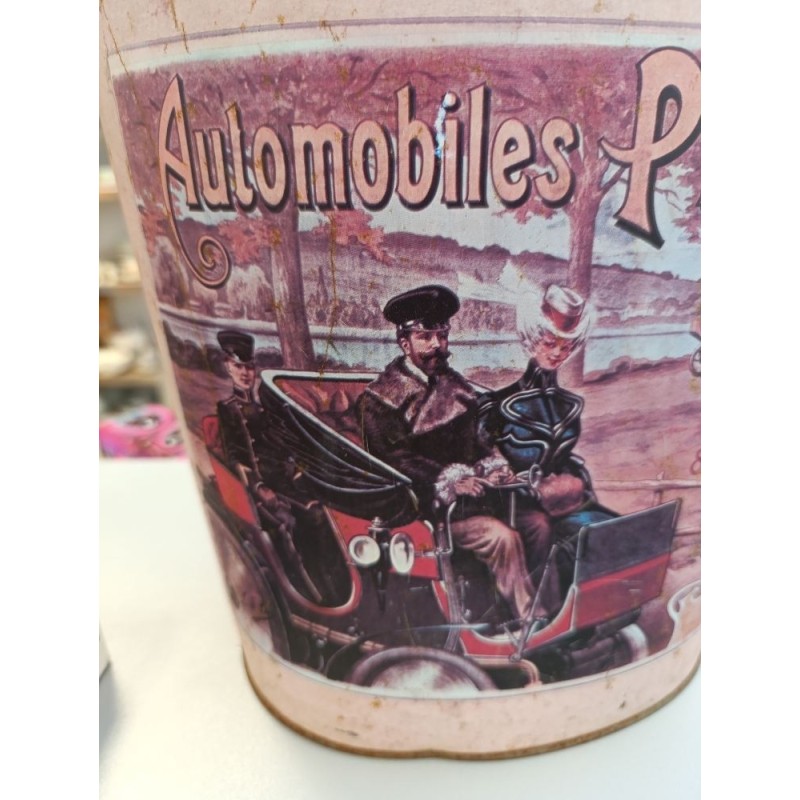 corbeille à papier peugeot vintage 