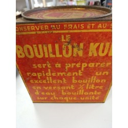 grande boite bouillon kub vintage avec son couvercle