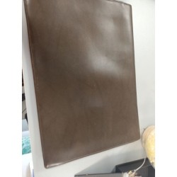 serviette en cuir vintage marron