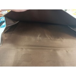 serviette en cuir vintage marron