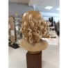 buste en cire portrait de jeune fille + socle bois