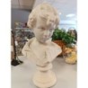 Buste en plâtre de jeune garçon 