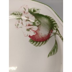 assiette plate Churchill Victorian Orchard céramique petits défauts bord