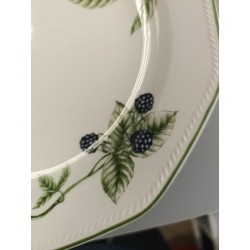 assiette plate Churchill Victorian Orchard céramique petits défauts bord