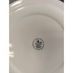 assiette plate Churchill Victorian Orchard céramique petits défauts bord