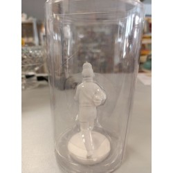 figurine tintin lotus monochrome