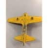 Avion métal vintage jaune Zyl me x